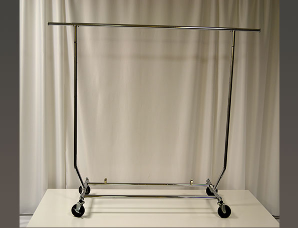 Item #110 - Collapsible Rolling Rack