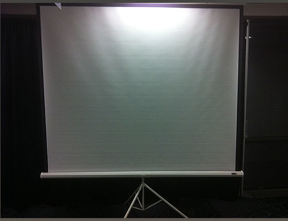 Item #415 - Tripod Screen