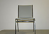 #309 Side Chair - Gray and Chrome