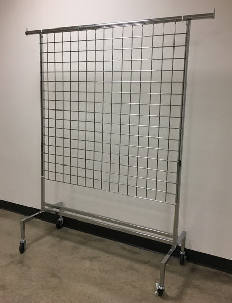 Item #103 - Grid Rolling Rack