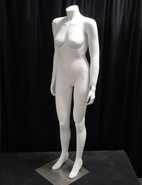 Item #211 - Women Mannequin - white, no head
