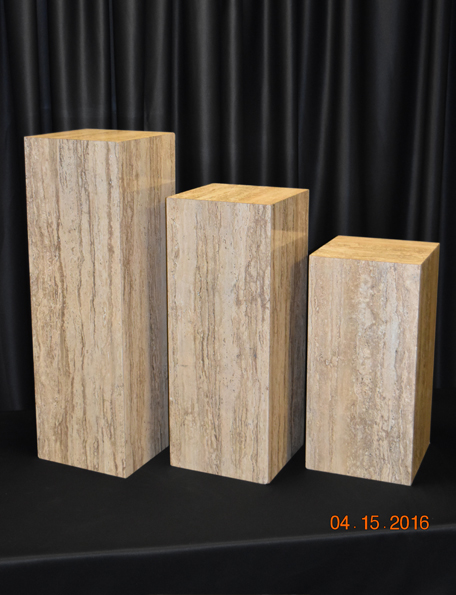 Item #606 - Marble display risers