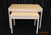 #407 Nesting tables - off white